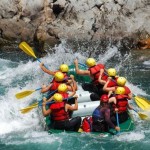 White water rafting on the River Manso